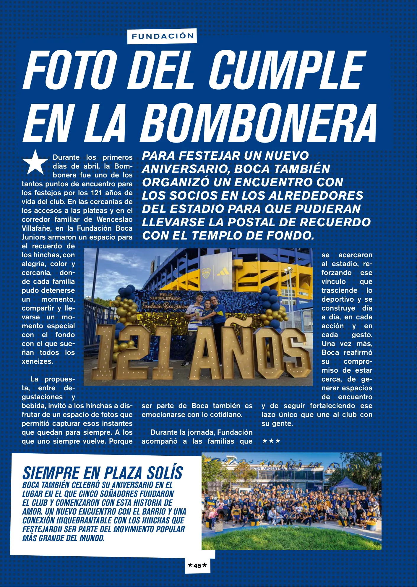Página 45 de la edición Gladiador